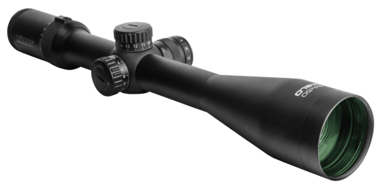 Konus Diablo 6x-24x50mm Rifle Scope features an illuminated 1/2 mildot reticle